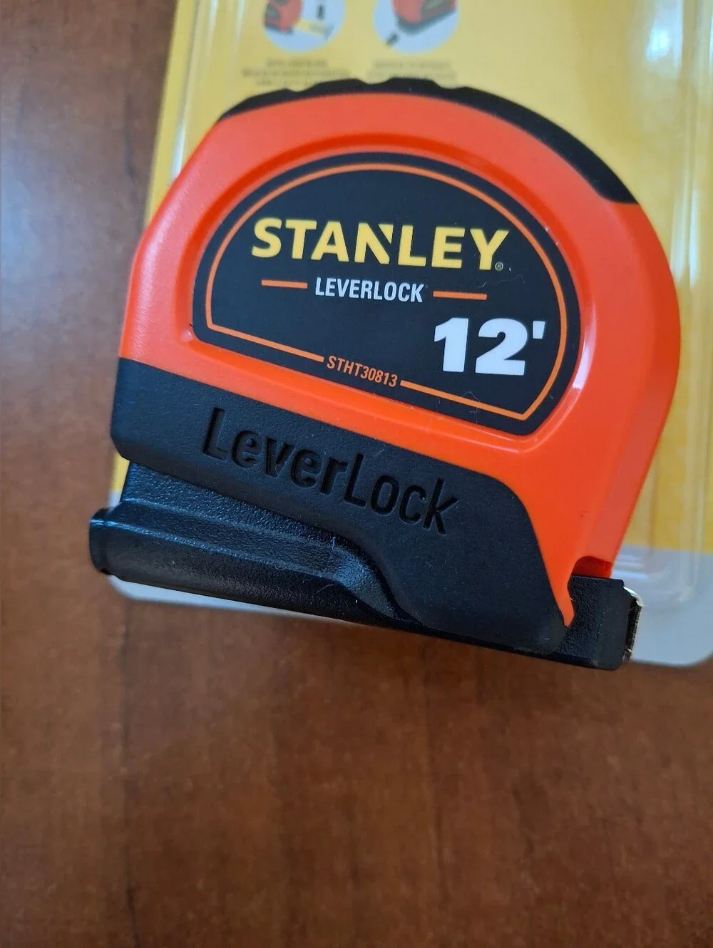 Stanley LeverLock 12 ft. L X 0.5 in. W Compact Tape Measure 1 pk - Picture 5 of 12
